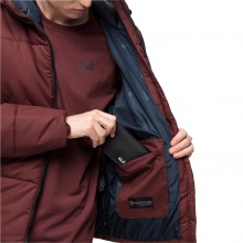 Jack Wolfskin Winter Jacket Kyoto XT - windproof insulation jacket - cordovan red men